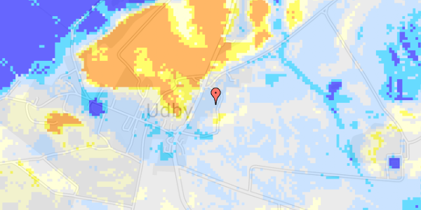 Ekstrem regn på Rougsøvej 278