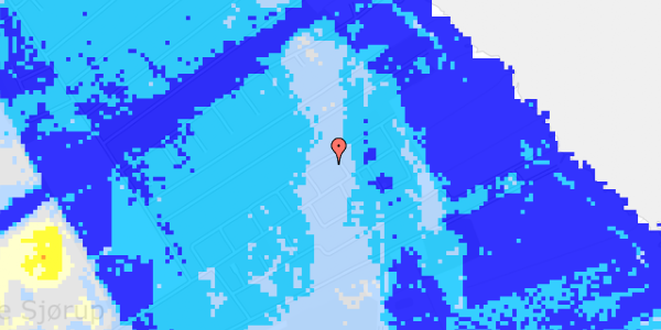 Ekstrem regn på Strandskadevej 63