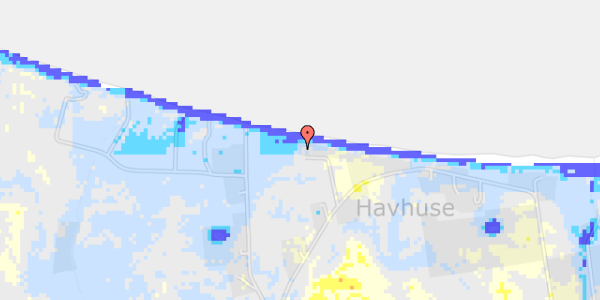 Ekstrem regn på Strandstien 1