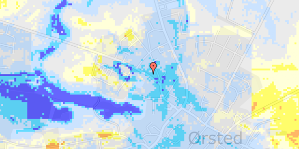 Ekstrem regn på Sygehusvej 26