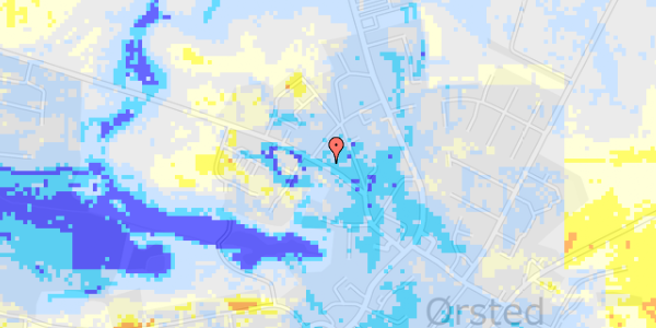 Ekstrem regn på Sygehusvej 32