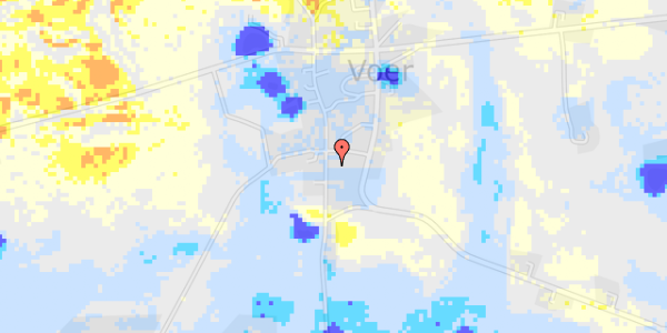 Ekstrem regn på Voer Gade 12