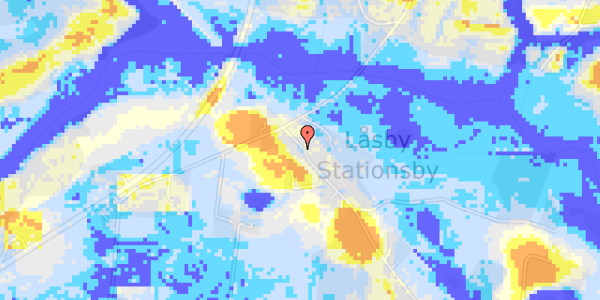 Ekstrem regn på Kjærlingsvej 8