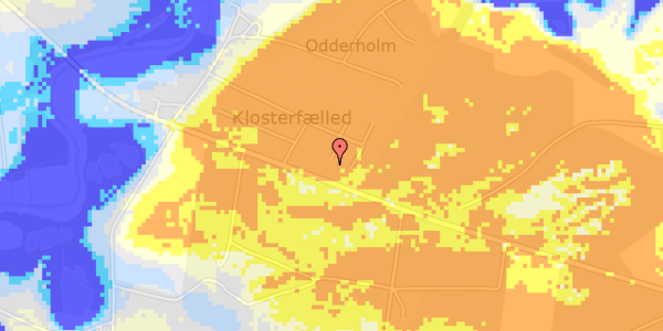 Ekstrem regn på Klosterfælled 20