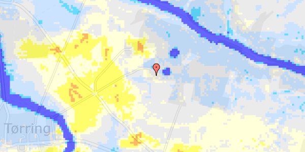 Ekstrem regn på Oksevejen 4