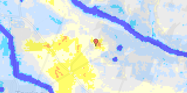 Ekstrem regn på Oksevejen 6