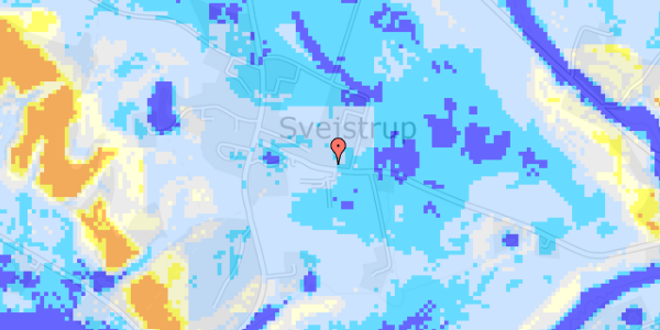 Ekstrem regn på Svejstrupvej 10