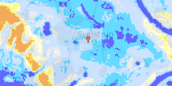 Ekstrem regn på Svejstrupvej 14