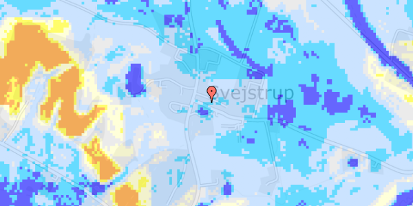 Ekstrem regn på Svejstrupvej 22