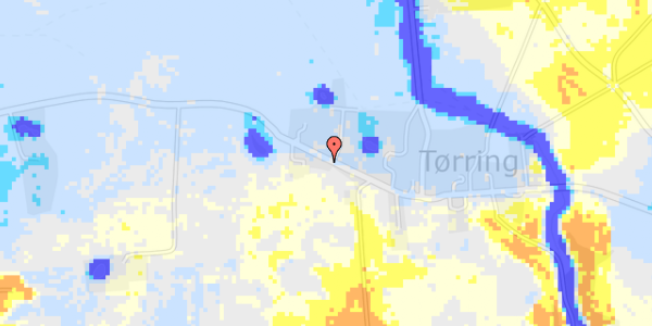 Ekstrem regn på Tulstrupvej 18