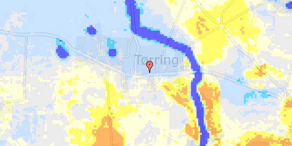 Ekstrem regn på Tulstrupvej 33