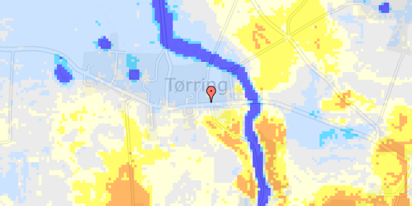 Ekstrem regn på Tulstrupvej 37