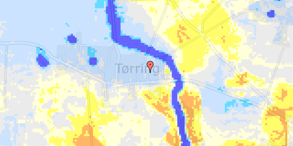 Ekstrem regn på Tulstrupvej 39