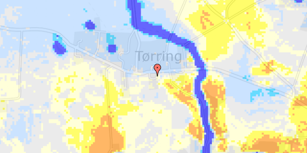 Ekstrem regn på Tulstrupvej 40