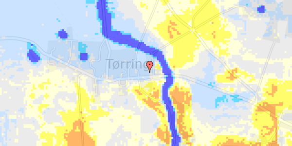 Ekstrem regn på Tulstrupvej 43