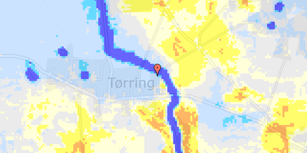 Ekstrem regn på Tulstrupvej 49