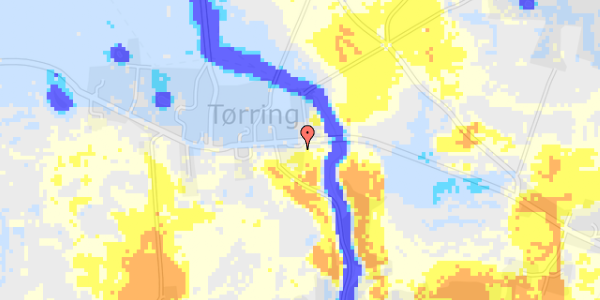 Ekstrem regn på Tulstrupvej 50B