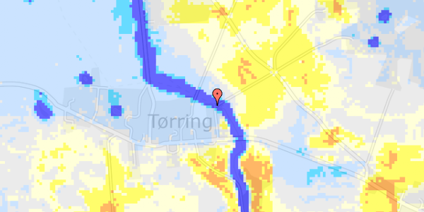 Ekstrem regn på Tulstrupvej 51