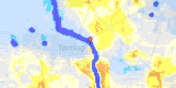 Ekstrem regn på Tulstrupvej 55B