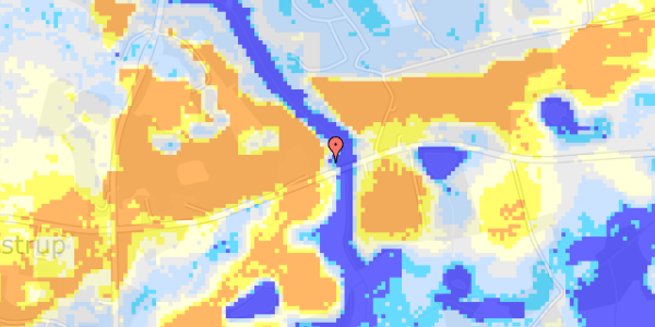 Ekstrem regn på Tulstrupvej 99