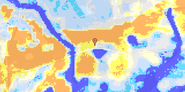 Ekstrem regn på Tulstrupvej 105