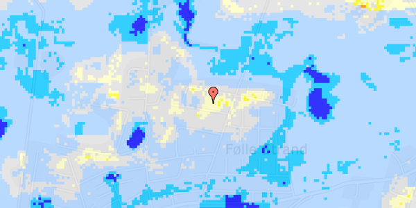 Ekstrem regn på Bellisvej 8