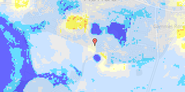 Ekstrem regn på Bjerg-Thomsensvej 87