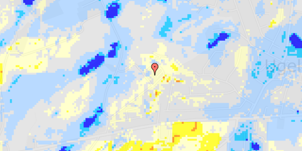 Ekstrem regn på Dyrhøjgårdsvej 4