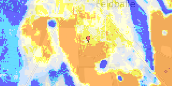 Ekstrem regn på Friland 2