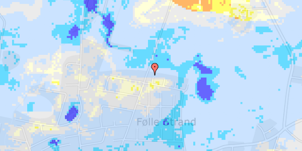 Ekstrem regn på Følfodvej 26