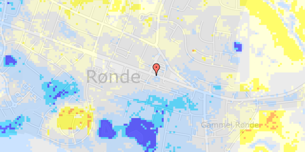 Ekstrem regn på Hovedgaden 35