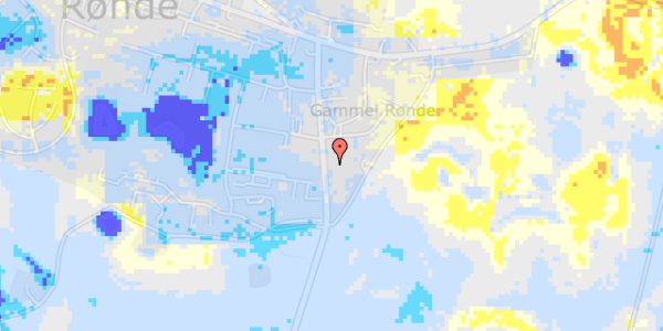 Ekstrem regn på Molsvej 24