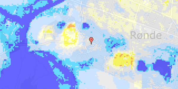 Ekstrem regn på Strandparken 19