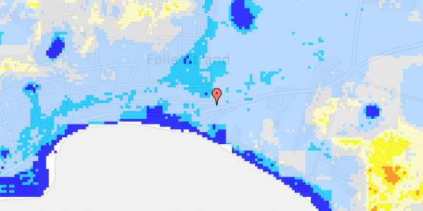 Ekstrem regn på Strandvejen 10