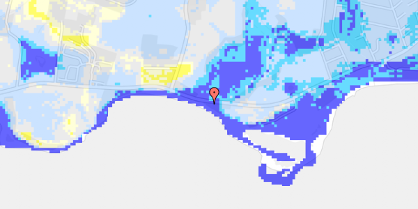 Ekstrem regn på Strandvejen 77