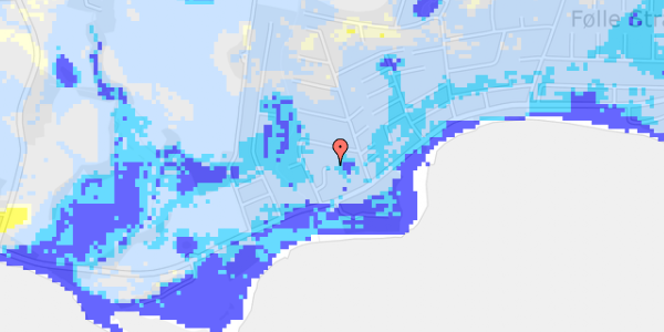 Ekstrem regn på Strandvejen 102