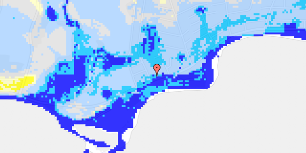 Ekstrem regn på Strandvejen 116