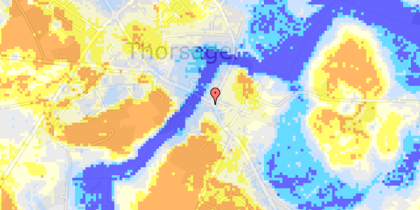 Ekstrem regn på Thorsgade 21