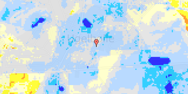 Ekstrem regn på Østergårdsvej 7