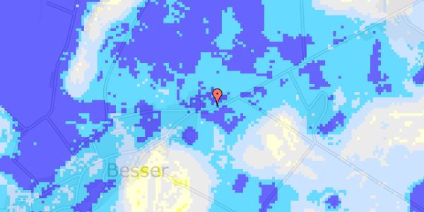 Ekstrem regn på Besser Hovedgade 55