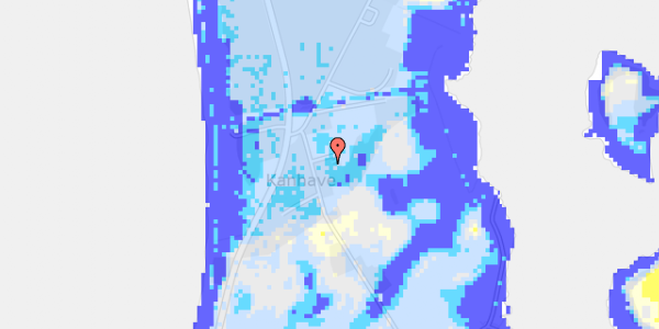 Ekstrem regn på Fjordvejen 22