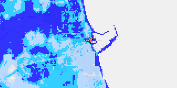 Ekstrem regn på Havnevej 4C, 1. th