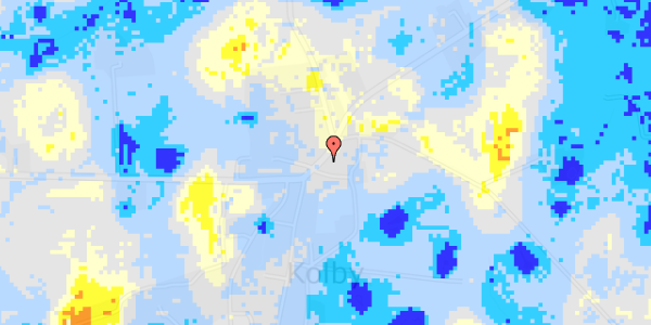 Ekstrem regn på Kolby Hovedgade 5