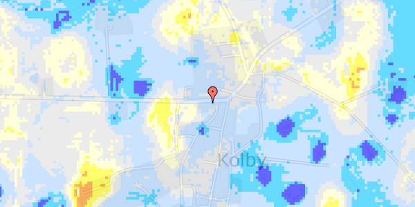 Ekstrem regn på Kaasenvejen 1