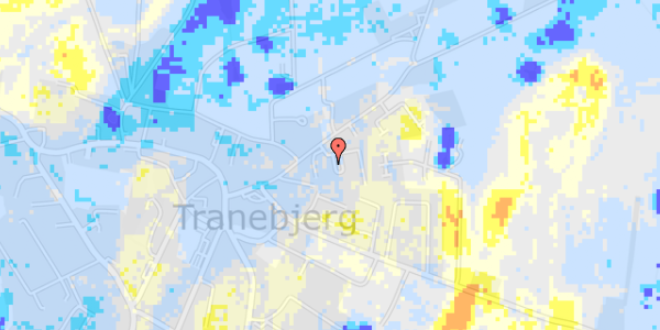 Ekstrem regn på Løkkebjergvej 17