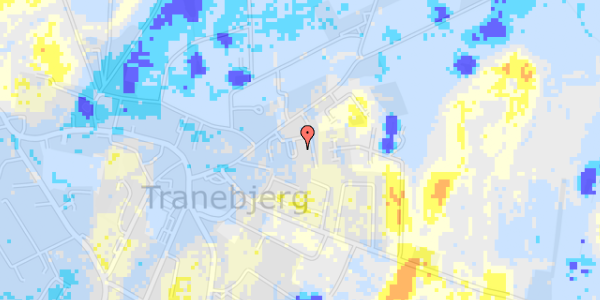 Ekstrem regn på Løkkebjergvej 28