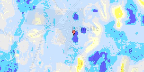 Ekstrem regn på Permelille 23