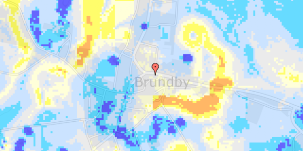 Ekstrem regn på Skolebakkevej 6