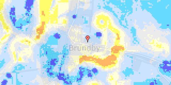 Ekstrem regn på Skolebakkevej 19