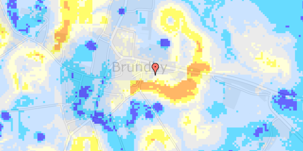 Ekstrem regn på Skolebakkevej 24